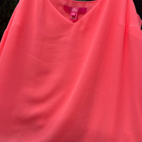 NWT Lilly Pulitzer Nadia Cami top in Lilly’s Coral Size Medium - Picture 7 of 7